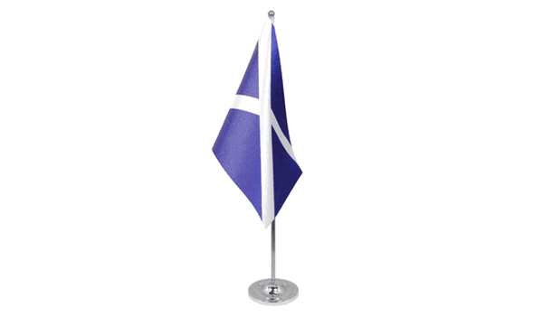 St Andrews (Navy Blue) Satin Table Flag